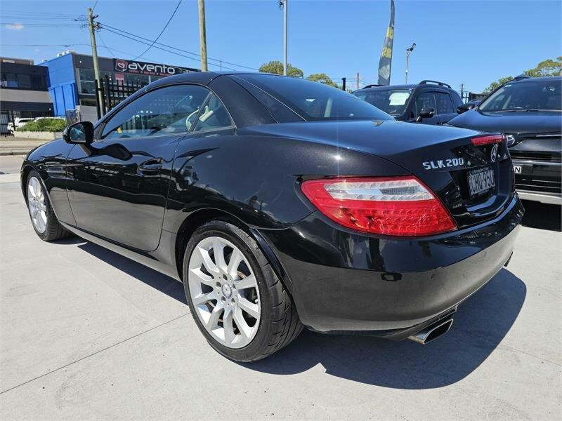 2012 Mercedes-Benz SLK-Class R172 SLK200 BlueEFFICIENCY 7G-Tronic + Black 7 Speed Sports Automatic62936662548609114
