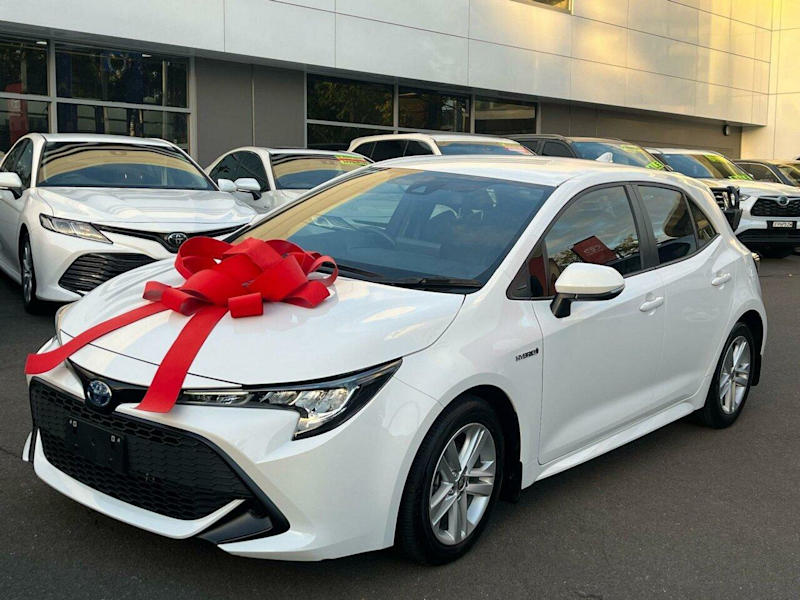 2022 Toyota Corolla ZWE211R Ascent Sport E-CVT Hybrid White 1 Speed Constant Variable Hatchback62933713707267113