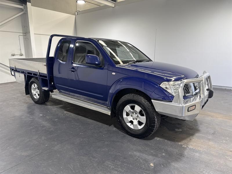 2008 Nissan Navara D40 ST-X (4x4) Blue 5 Speed Automatic King Cab Chassis62932714262401110