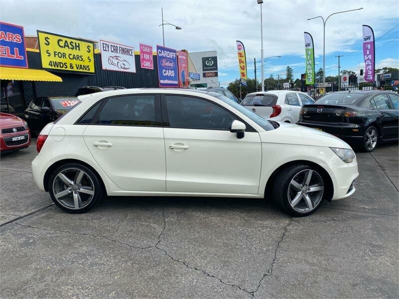2013 Audi A1 8X MY13 Sportback 1.6 TDI Attraction White 7 Speed Auto Direct Shift Hatchback62933704142339111