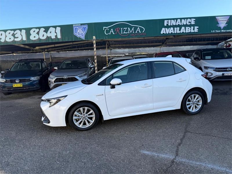 2023 Toyota Corolla ZWE219R Ascent Sport Hybrid White Continuous Variable Hatchback62933709264129114