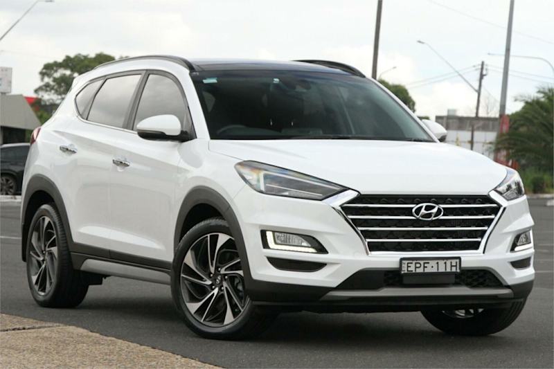2019 Hyundai Tucson TL3 MY20 Highlander AWD White 8 Speed Sports Automatic Wagon62934697726209110