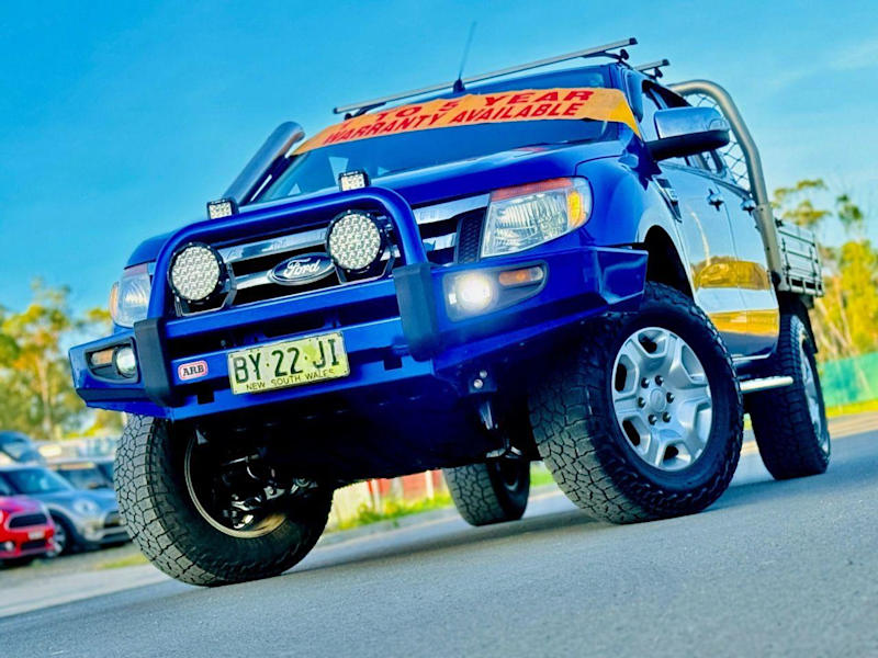 2013 Ford Ranger PX XLT 3.2 (4x4) Blue 6 Speed Manual Double Cab Pick Up62932715214082114
