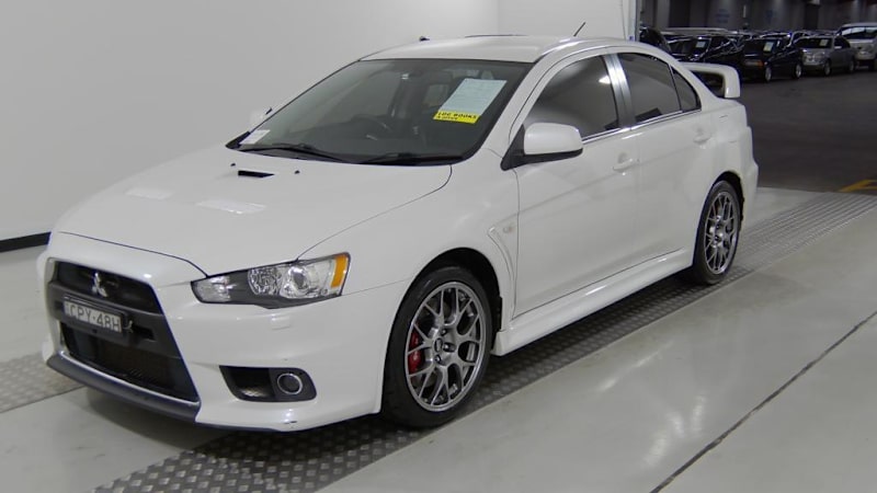 2013 Mitsubishi Lancer CJ MY13 Evolution MR White 6 Speed Direct Shift Sedan62882735917827113