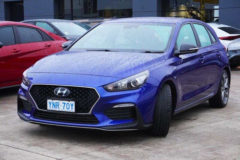 2019 Hyundai i30 PD.3 MY20 N Line D-CT Intense Blue 7 Speed Sports Automatic Dual Clutch Hatchback62934695432066112