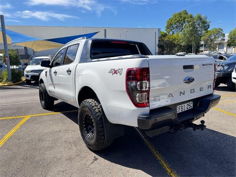2015 Ford Ranger PX MkII Wildtrak Double Cab White 6 Speed Sports Automatic Double Cab62936663906819114