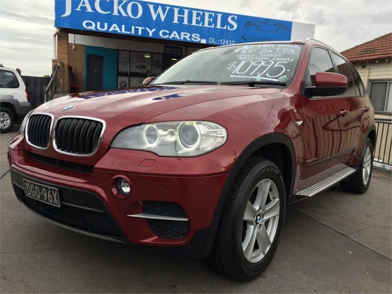 2010 BMW X5 E70 MY10 xDrive30d Red 8 Speed Automatic Sequential Wagon62934704432386112