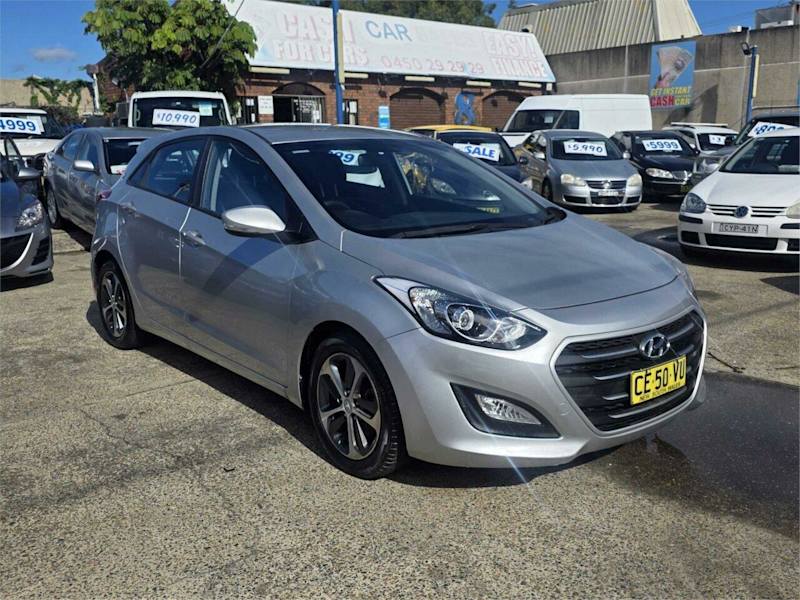 2015 Hyundai i30 GD3 Series 2 Active X Silver, Chrome 6 Speed Automatic Hatchback62886406353794119