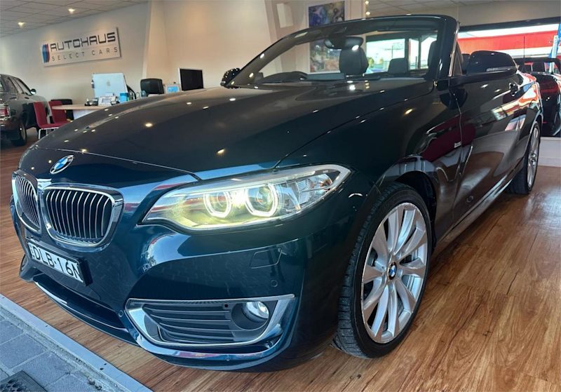 2017 BMW 230i F23 MY17 Luxury Line Blue 8 Speed Automatic Convertible62937625010563111