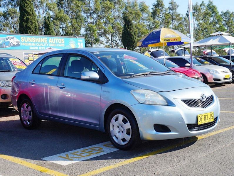 2008 Toyota Yaris NCP93R YRS Blue 4 Speed Automatic Sedan62882736361603110
