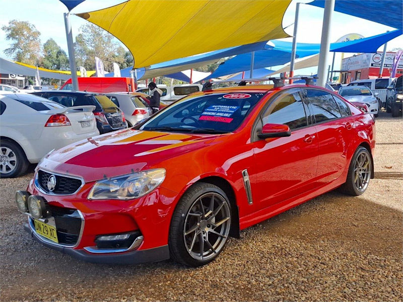 2016 Holden Commodore VF II MY16 SV6 Red 6 Speed Sports Automatic Sedan62934702351361112