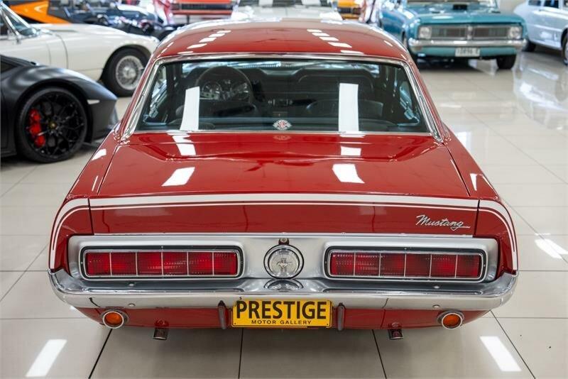 1968 Ford Mustang Candy Apple Red 3 Speed Automatic Hardtop62936663202049114