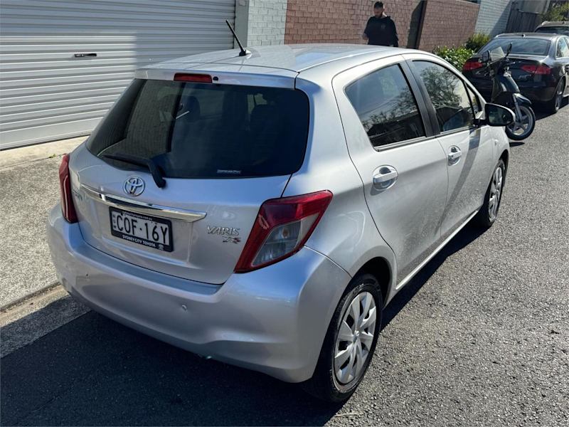 2013 Toyota Yaris NCP131R YRS Silver, Chrome 4 Speed Automatic Hatchback62934705257730111