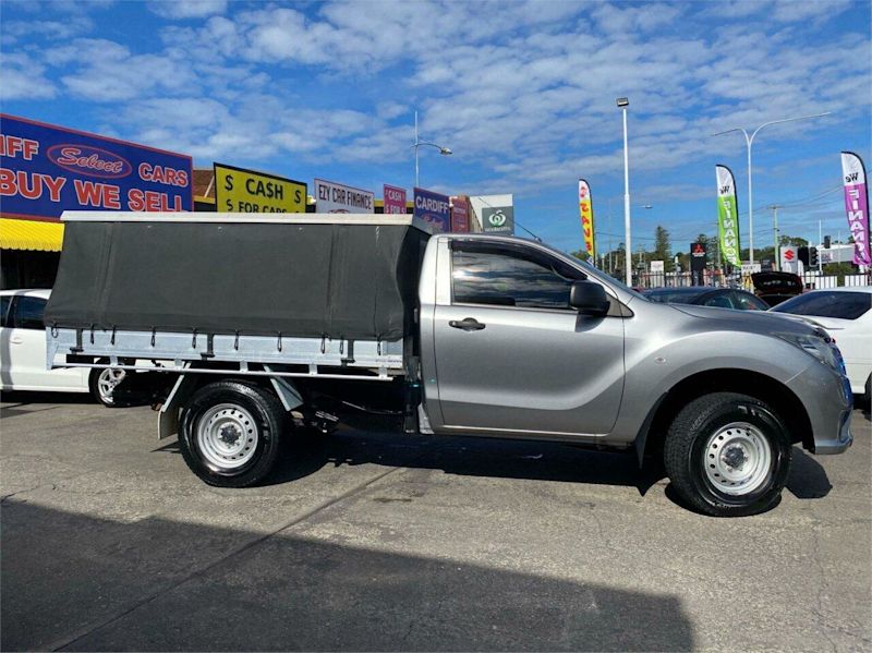 2018 Mazda BT-50 MY18 XT Hi-Rider (4x2) Silver, Chrome 6 Speed Manual Cab Chassis62882772772995111