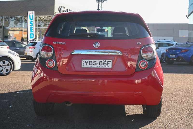 2014 Holden Barina TM MY15 CD Red 6 Speed Automatic Hatchback62934702068994114