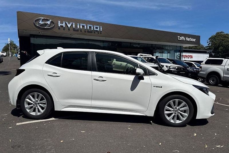 2023 Toyota Corolla ZWE219R Ascent Sport E-CVT Hybrid Glacier White 1 Speed Constant Variable62936657751939112