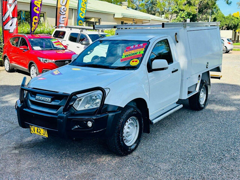 2019 Isuzu D-MAX MY19 SX White 6 Speed Sports Automatic Cab Chassis62935690007810110