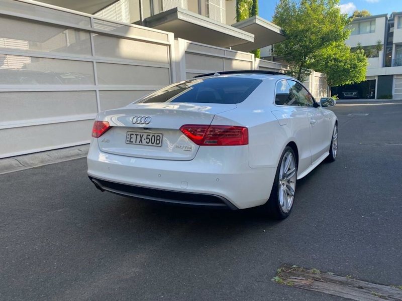 2014 Audi A5 8T MY14 S Tronic Quattro White 7 Speed Sports Automatic Dual Clutch Coupe62882770682242113