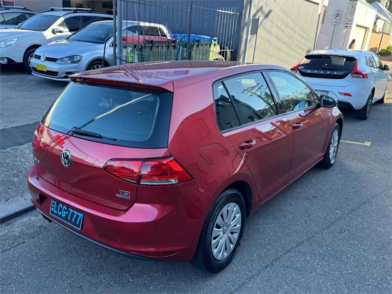 2014 Volkswagen Golf AU MY14 90 TSI Red 7 Speed Auto Direct Shift Hatchback62933712650241111