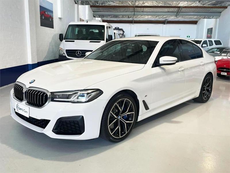 2022 BMW 5 Series G30 LCI 530d Steptronic M Sport White 8 Speed Sports Automatic Sedan62935683853570112