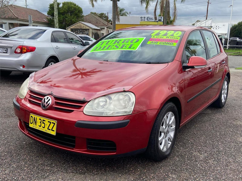 2007 Volkswagen Golf 1K MY08 Upgrade 2.0 TDI Comfortline Red 6 Speed Direct Shift Hatchback62882772707201113