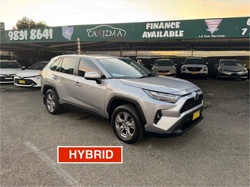 2022 Toyota RAV4 Axah52R GX (2WD) Hybrid Silver, Chrome Continuous Variable Wagon62933704220930115