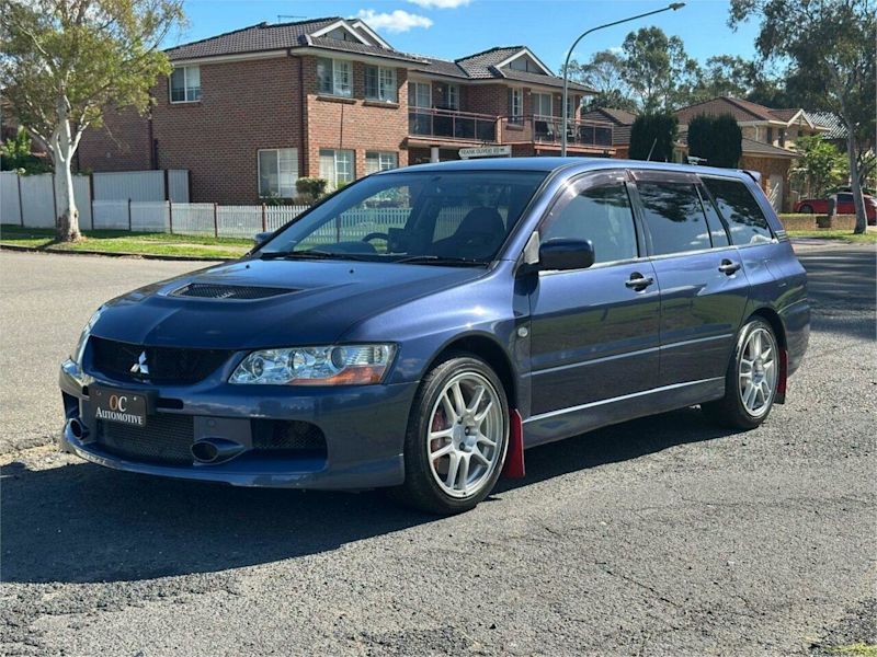 2005 Mitsubishi Lancer Evolution IX Wagon Blue Automatic Wagon62933712070146110