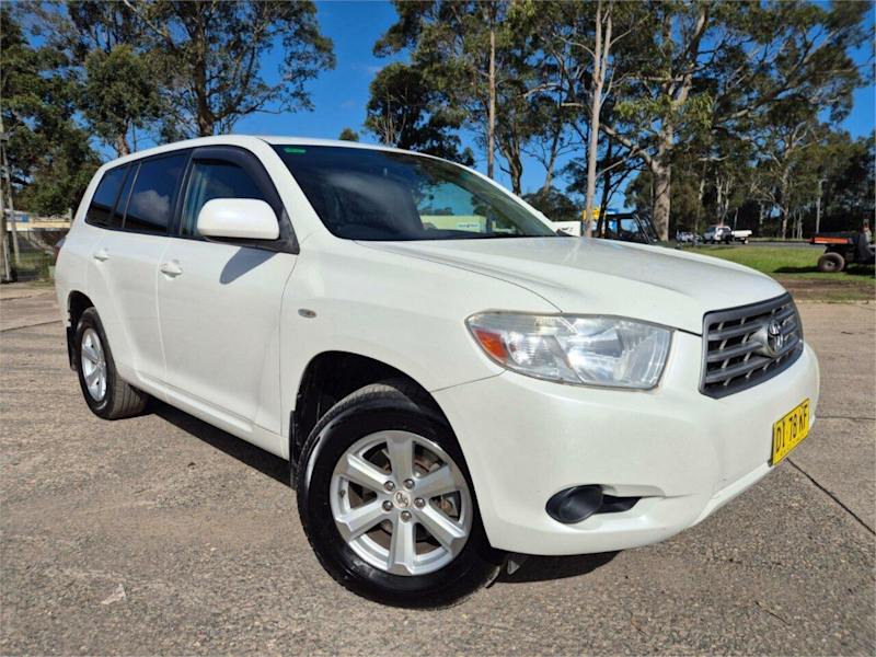 2008 Toyota Kluger GSU45R KX-R AWD White 5 Speed Sports Automatic Wagon62935689152897111