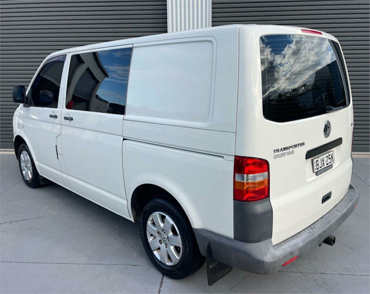2008 Volkswagen Transporter T5 MY08 Crewvan Low Roof White 6 Speed Sports Automatic Van62938583405058112