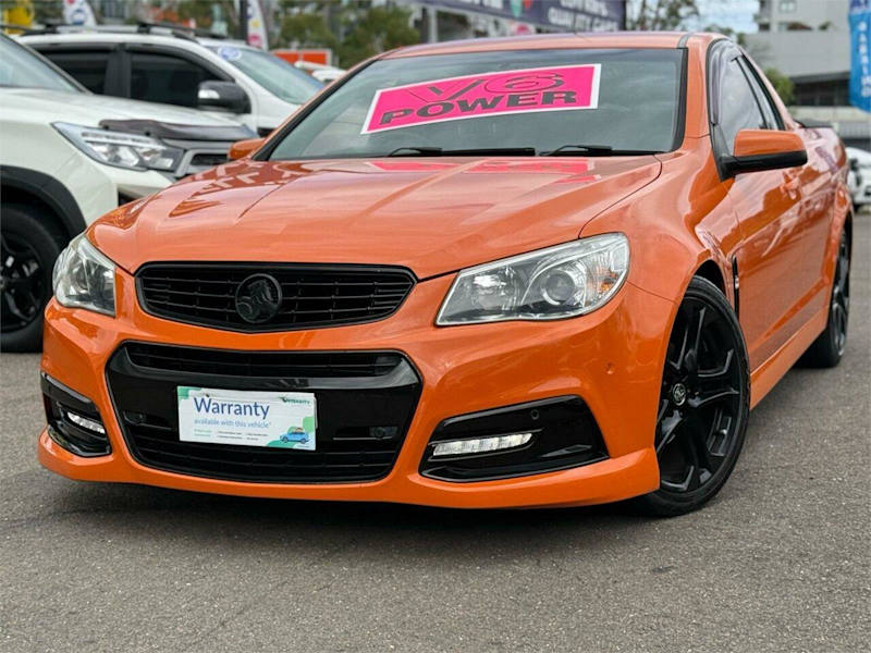 2014 Holden Ute VF SV6 Orange 6 Speed Manual Utility62933713037443114