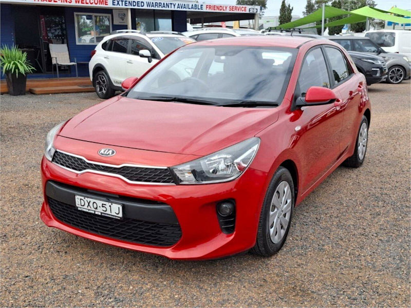 2016 Kia Rio YB MY17 S Red 4 Speed Sports Automatic Hatchback62882773558658112