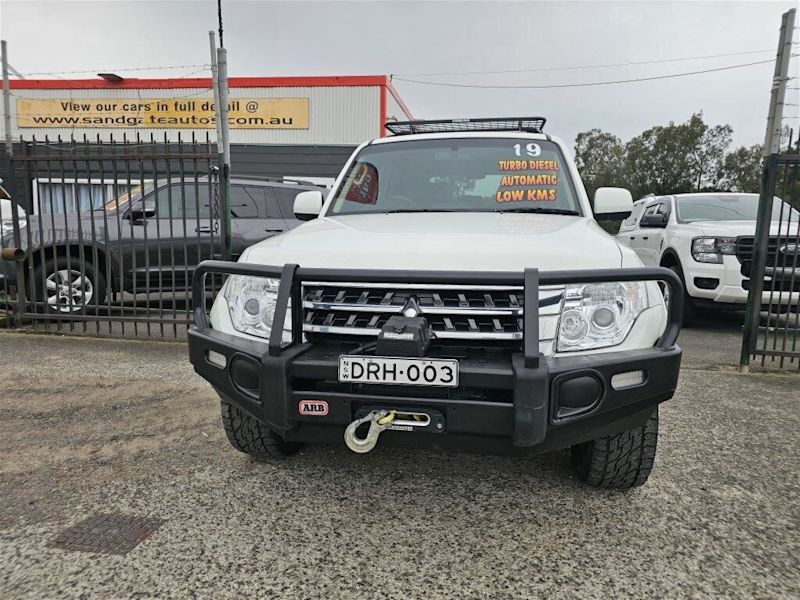 2018 Mitsubishi Pajero NX MY18 GLX LWB (4x4) White 5 Speed Auto Sports Mode Wagon62882771125250112
