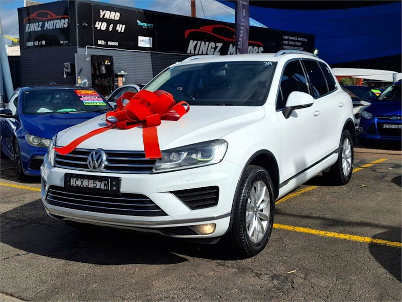 2015 Volkswagen Touareg 7P MY15 150TDI Tiptronic 4MOTION White 8 Speed Sports Automatic Wagon62882737730947112