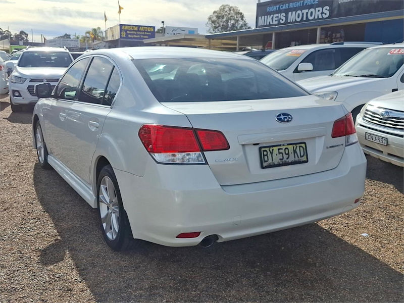2014 Subaru Liberty B5 MY14 2.5i Lineartronic AWD White Pearl 6 Speed Constant Variable Sedan62882736719617113