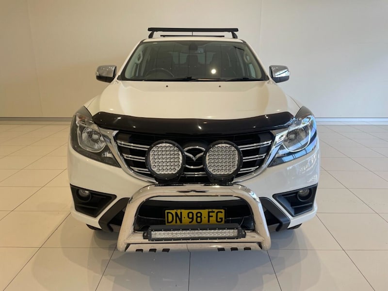 2018 Mazda BT-50 UR0YG1 GT Cool White 6 Speed Sports Automatic Utility62937624452354113