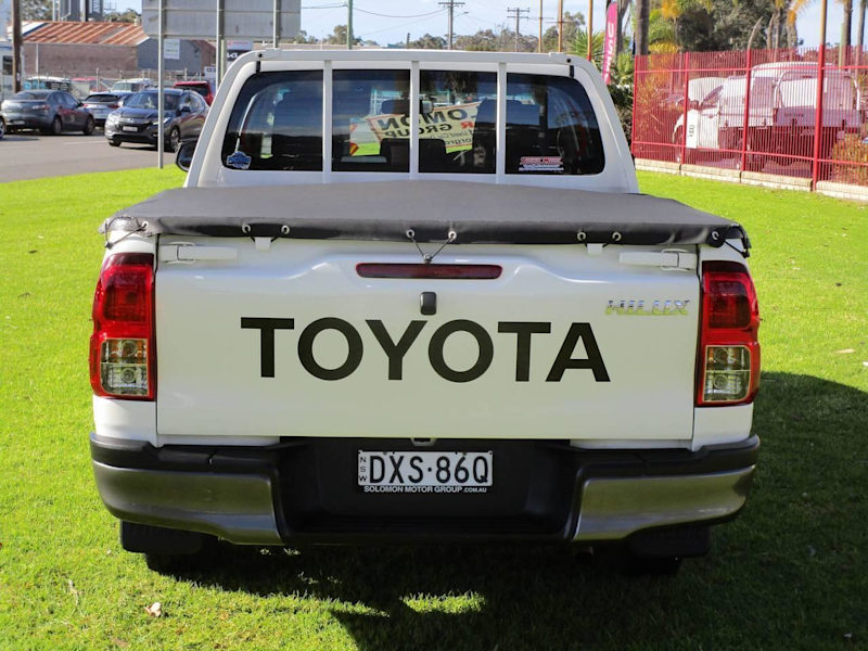 2018 Toyota Hilux TGN121R MY19 Workmate White 6 Speed Automatic Double Cab Pick Up62935688747522114