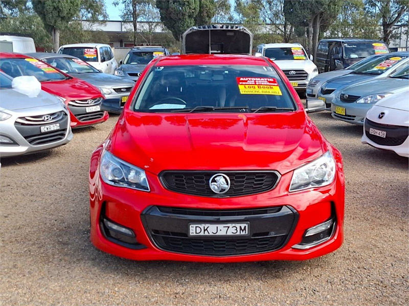 2016 Holden Commodore VF II MY16 SV6 Black Red 6 Speed Sports Automatic Sedan62882736180738111