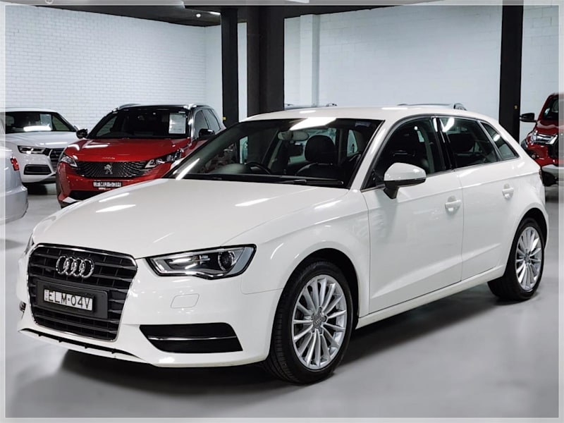 2014 Audi A3 8V MY15 Sportback 1.4 TFSI Attraction White 7 Speed Auto Direct Shift Hatchback62882737472129113