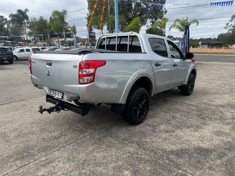 2016 Mitsubishi Triton MQ MY16 GLX Double Cab Silver, Chrome 5 Speed Sports Automatic Utility62933708984450113