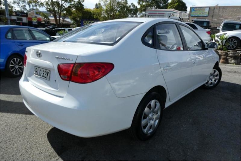 2008 Hyundai Elantra HD SX White 4 Speed Automatic Sedan62934699039747113