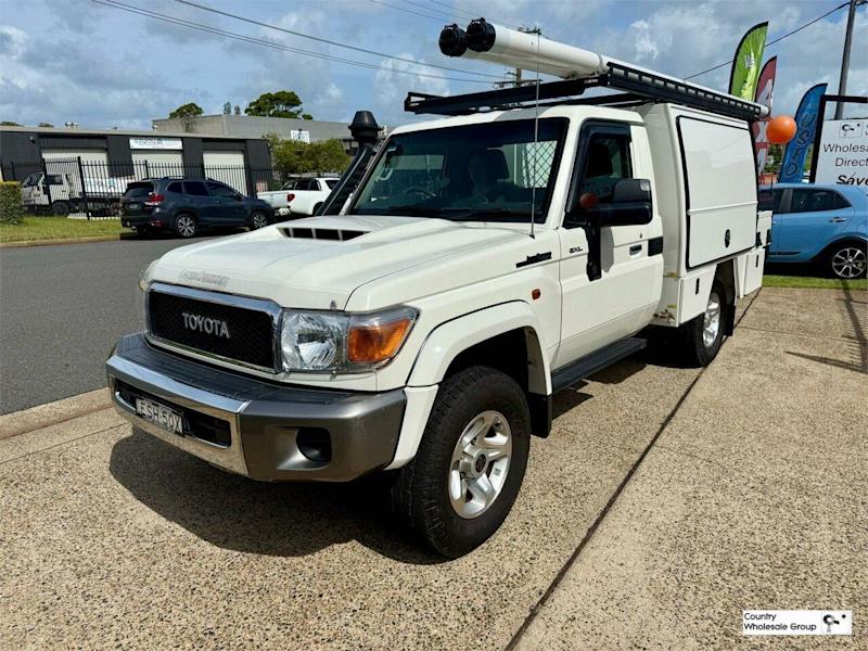 2022 Toyota Landcruiser 70 Series VDJ79R GXL White 5 Speed Manual Cab Chassis62934695953665112