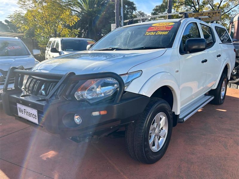 2016 Mitsubishi Triton MQ MY17 GLX White 5 Speed Automatic Dual Cab Utility62933705206146112