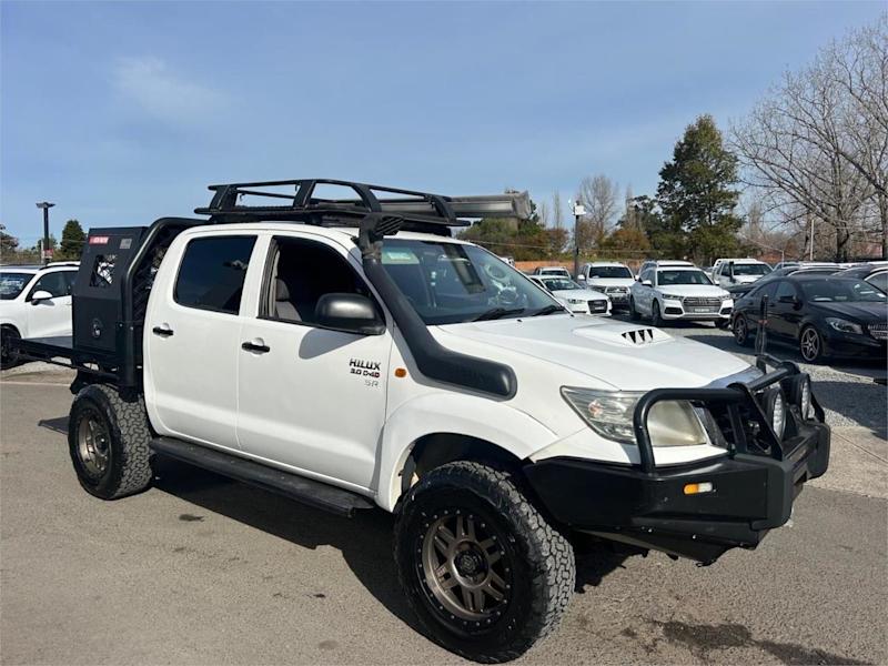 2011 Toyota Hilux KUN26R MY10 SR White 5 Speed Manual Cab Chassis62935689428739110