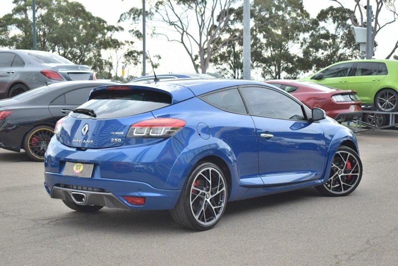 2012 Renault Megane III D95 R.S. 250 Cup Trophee Coupe 2dr Man 6sp 2.0T Blue Manual Coupe62882769991043111