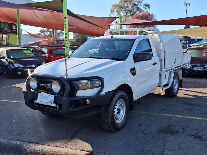 2018 Ford Ranger PX MkII 2018.00MY XL White 6 Speed Sports Automatic Cab Chassis62934703563137112