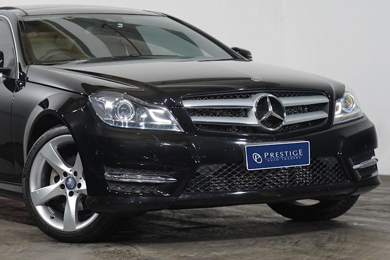 2013 Mercedes-Benz C180 W204 MY13 BE Black 7 Speed Automatic G-Tronic Coupe62933711626241111