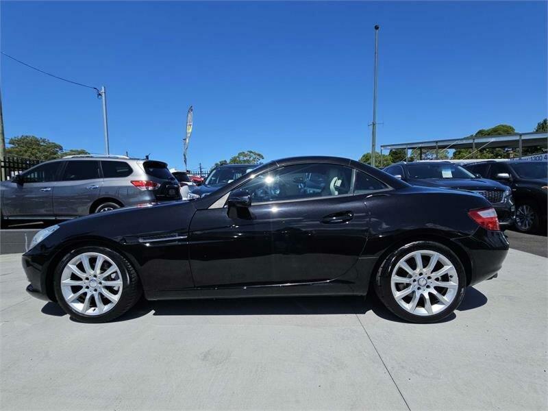 2012 Mercedes-Benz SLK-Class R172 SLK200 BlueEFFICIENCY 7G-Tronic + Black 7 Speed Sports Automatic62936662548609113