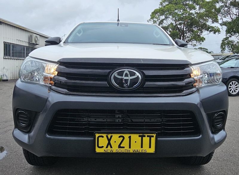 2020 Toyota Hilux GUN125R Workmate Double Cab White 6 Speed Sports Automatic Utility62934704232706112