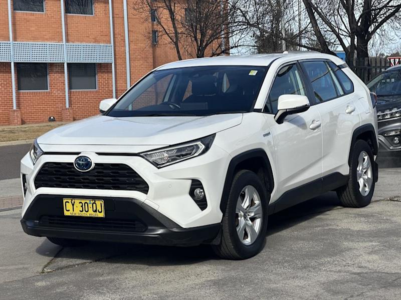 2020 Toyota RAV4 Axah54R GX (AWD) Hybrid White Continuous Variable Wagon62937622346242113