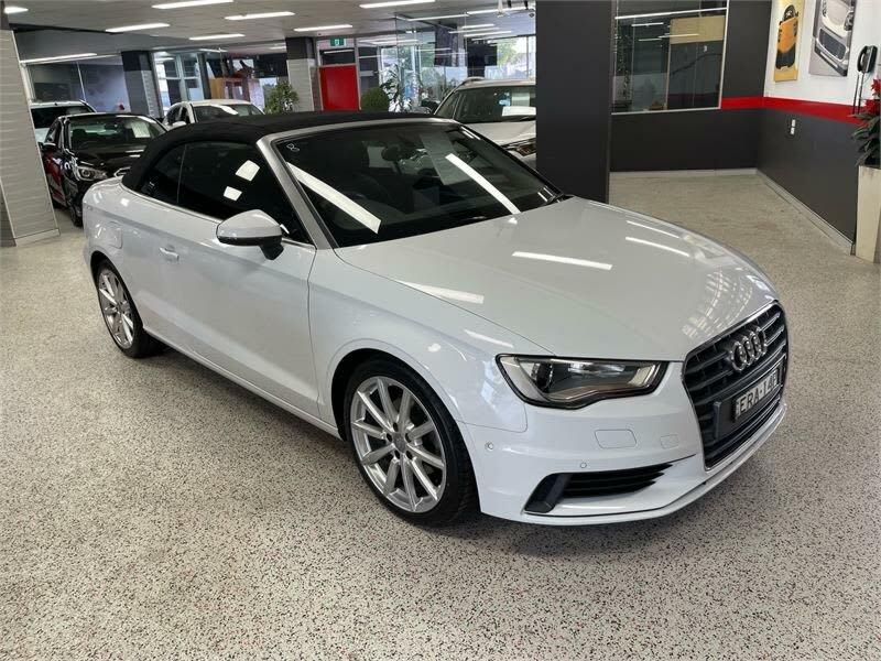 2014 Audi A3 8V 1.4 TFSI Attraction CoD White 7 Speed Auto Direct Shift Cabriolet62934704930818112